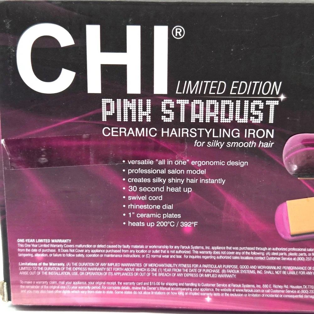 CHI Limited Edition Pink Stardust 1